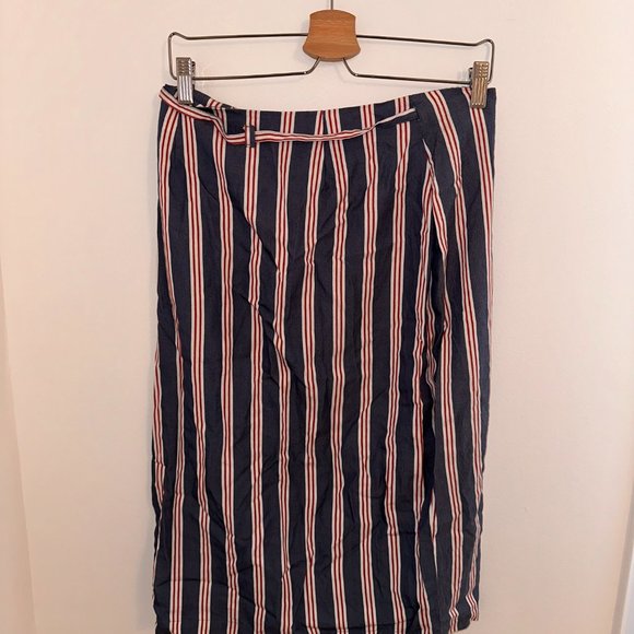 Striped button-down midi skirt - Picture 3 of 6